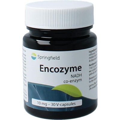 Springfield Encozyme NADH 10 mg 30 capsules - Overige vitaminen/mineralen