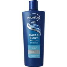 Foto van Andrelon Shampoo men hair & body
