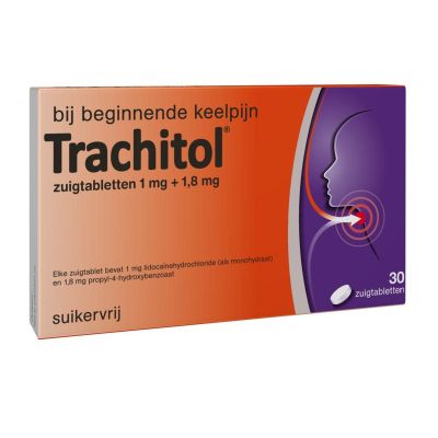 Trachitol Trachitol 30 zuigtabletten - Keel