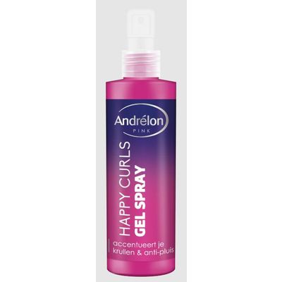 Andrelon Pink gelspray shape your curls