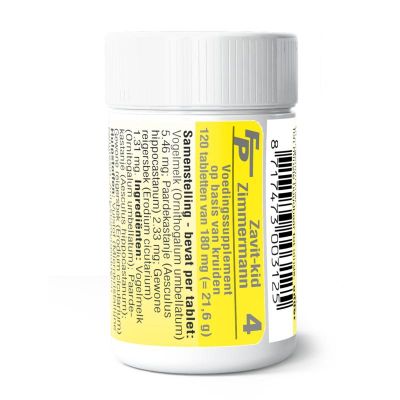 Medizimm Zavit kid 4 120 tabletten - Fytotherapie