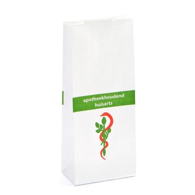 Zak papier apotheekhoudend huisarts 4 22x10x33 250 stuks - 