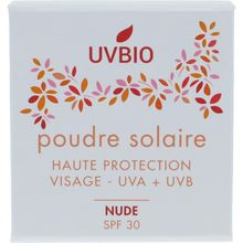 Foto van Uvbio Sun powder (nude) SPF 30 Bio