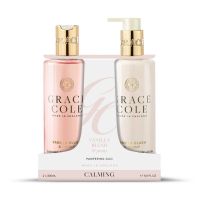 Grace Cole Vanilla blush & peony bodycare duo