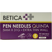 Foto van Betica Pennaalden Quinta steriel 5mmx31g
