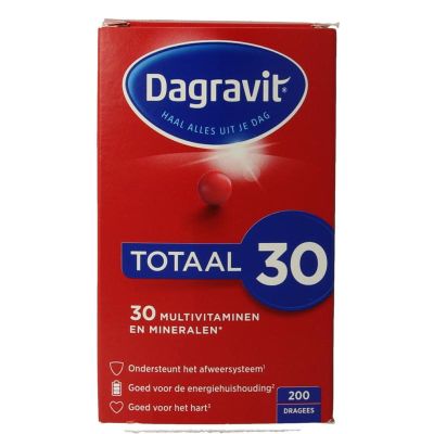 Dagravit Totaal 30 200 dragees - Vitamine multi