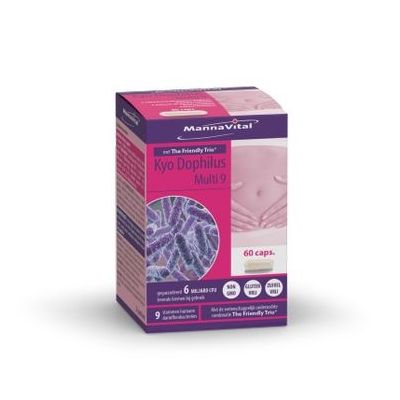 Mannavital Kyo dophilus multi 9 60 capsules - Probiotica