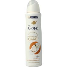 Foto van Dove Deodorant spray advanced coconut & jasmine