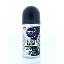Foto van Nivea Men deodorant invisible black roller