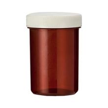 Foto van Tabletflacon 55 ml bruin met dop