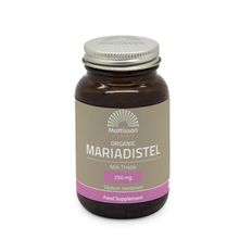 Foto van Mattisson Mariadistel 250mg organic bio