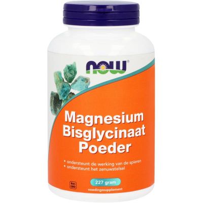 NOW Magnesium bisglycinaat poeder