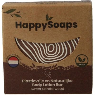 Happysoaps Bodylotion bar sweet sandalwood 65 gram - Shampoo