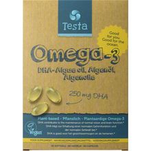 Foto van Testa Omega 3 algenolie DHA 250 mg