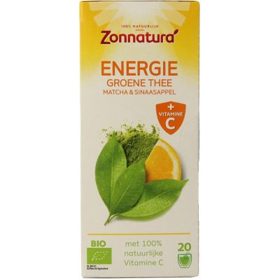 Zonnatura Energie groene thee Vitamine C bio