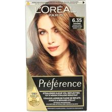 Foto van Loreal Preference 6.35 havane donker goud mahonie blond