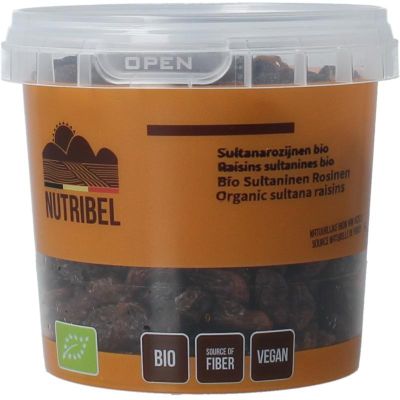 Nutribel Rozijnen sultana bio 200 gram - Voeding