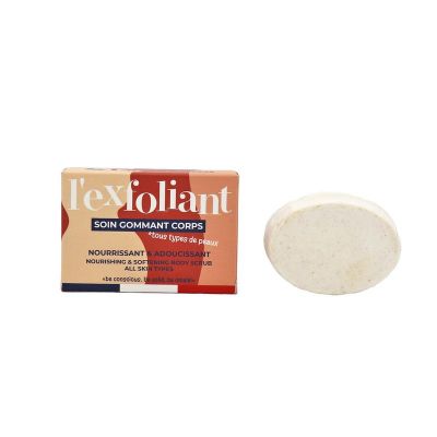 Lamazuna Nourish & soft body scrub bar all skintypes 44 gram - Overig lichaam