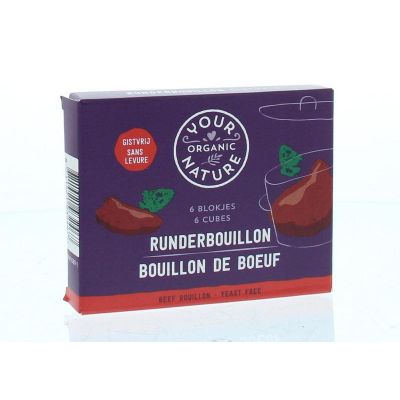 Your Organic Nat Runderbouillon helder zonder gist