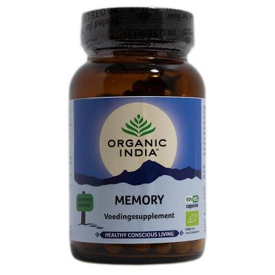Organic India Memory bio 90 capsules - Overige vitaminen/mineralen