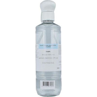 Orphi Alochol ethanol 70% spray 500 Milliliter - Overig lichaam