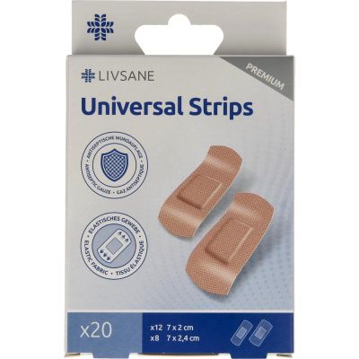 Livsane Pleisterstrips universeel 20 stuks - Pleisters