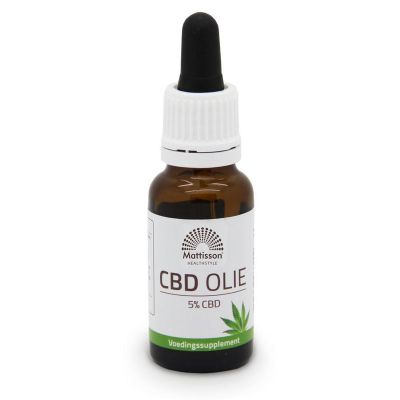 Mattisson CBD olie 5% 20 ml - Overige vitaminen/mineralen