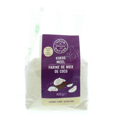 Your Organic Nat Kokosmeel Your Organic Nat Kokosmeel 400 gram - Overig reform/levensmiddelen