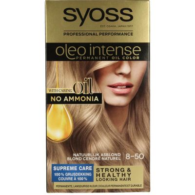 Syoss Color Oleo Intense 8-50 natural ash blonde