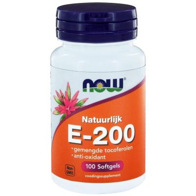 NOW Vitamine E-200 natuurlijke gemengde tocoferolen