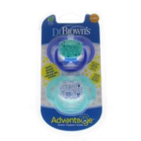 Dr Brown's Fopspeen advantage fase 2 blauw