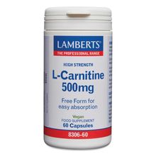 Foto van Lamberts L-Carnitine 500 mg