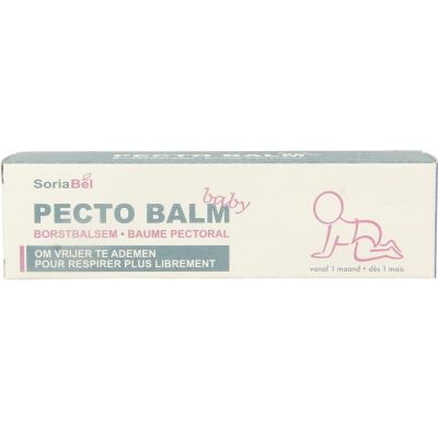Soria Pecto balm baby 50 gram - Overig luchtwegen