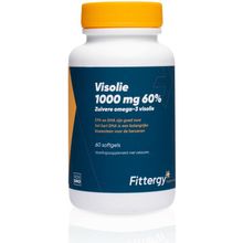 Foto van Fittergy Visolie 1000 mg 60%