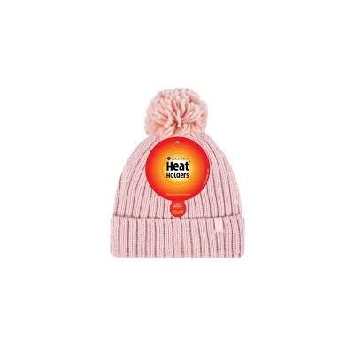 Heat Holders Ladies pom pom hat arden coral one size 1 stuk - Kleding/ondergoed