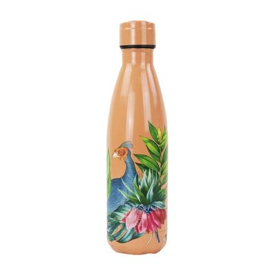 Yoko Drinkfles botanique pauw isotherm 500ml Yoko Drinkfles botanique pauw isotherm 500ml 1 stuk - Overig huishoudelijk