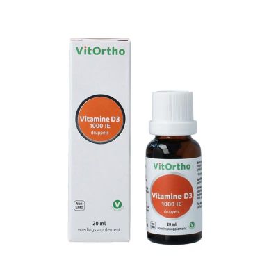 Foto van Vitortho Vitamine D3 1000IE druppels