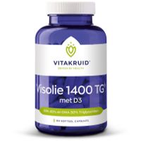 Vitakruid Visolie 1400 + D3 triglyceriden EPA 40% DHA 30%