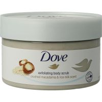 Dove Shower scrub macadamia en rice milk