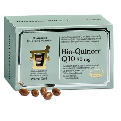 Pharma Nord Bio quinon Q10 30 mg Pharma Nord Bio quinon Q10 30 mg 150 capsules - Q10 en ubiquinol