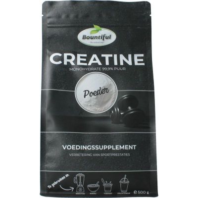 Bountiful Creatine monohydrate poeder 500 gram - Sportdrank