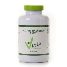 Foto van Vitiv Calcium magnesium & zink