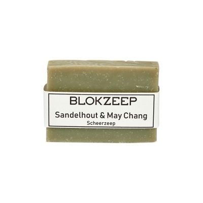 Blokzeep scheerzeep sandelhout&may chan 100 gram - Scheerschuim/gel/creme