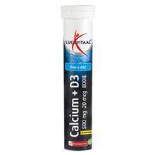 Foto van Luvovitaal Calcium + D3 citroen