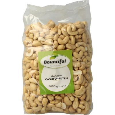 Bountiful Cashewnoten Bountiful Cashewnoten 1000 gram - Overig reform/levensmiddelen