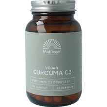 Foto van Mattisson Curcumin C3 bioperine 500mg vegan