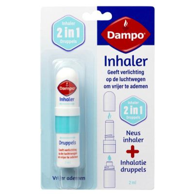 Dampo 2 in 1 Inhaler Dampo 2 in 1 Inhaler 2 Milliliter - Aromatherapie