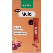 Foto van Purasana Multivit liquid gelstick 10ml