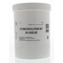 Foto van Fagron Cetomacrogol creme 20% vaseline