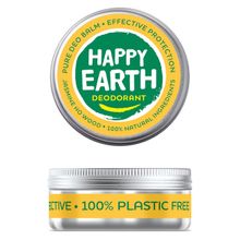 Foto van Happy Earth Deodorant balm jasmine ho wood